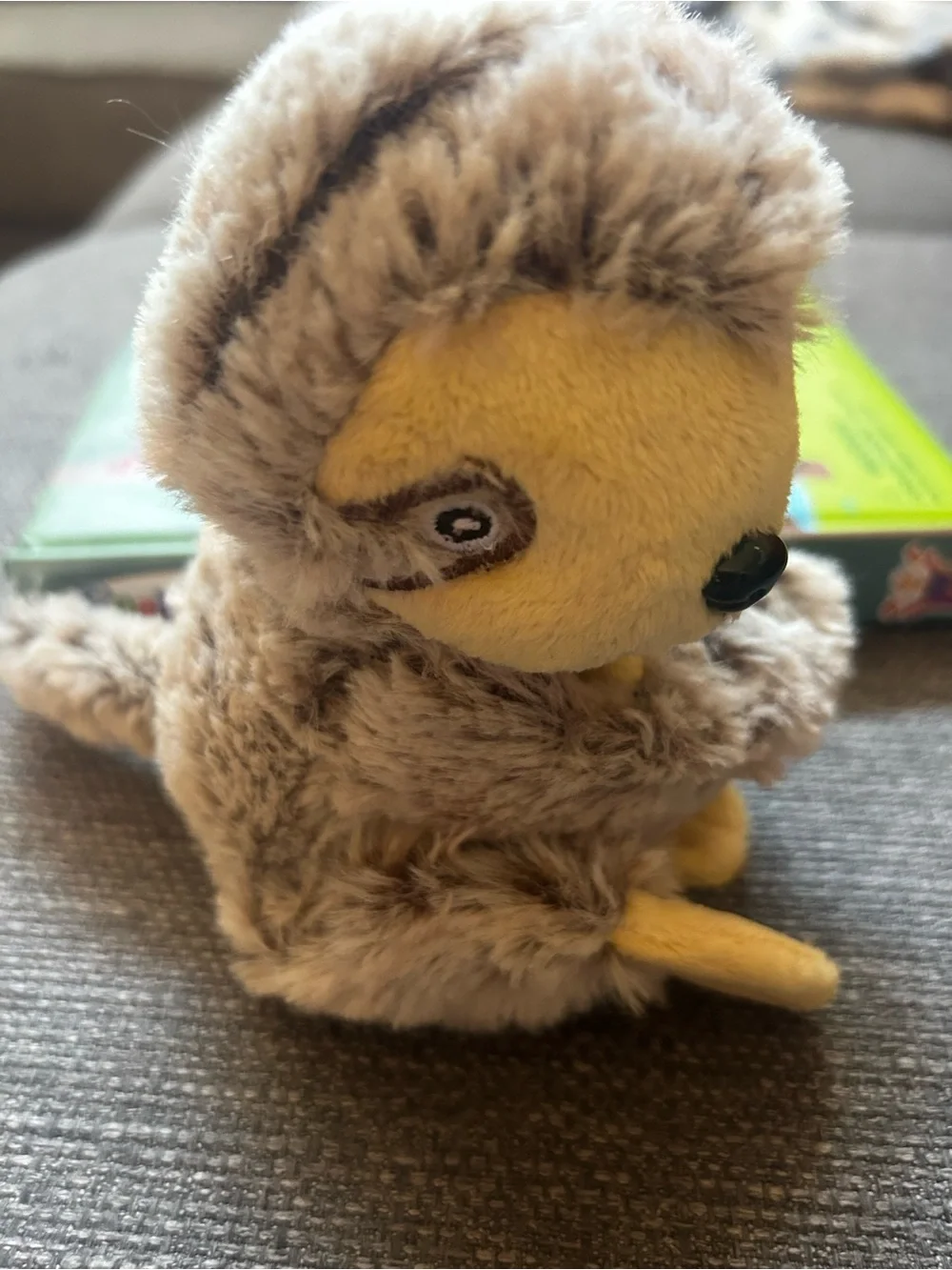 My Sleepy Sloth Plush Book - Green and Brown
